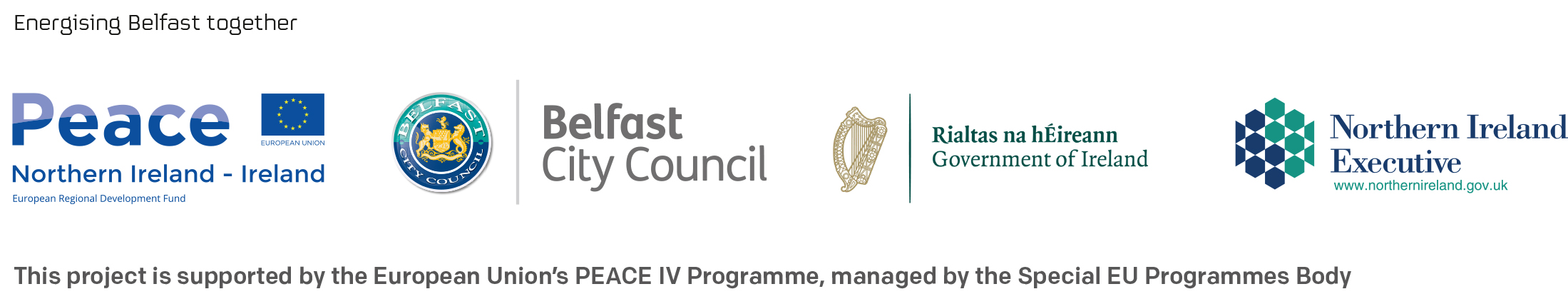 This project is part of Belfast’s Peace IV Action Plan which is financed through the European Union and managed by the Special EU Programmes Body (SEUPB)