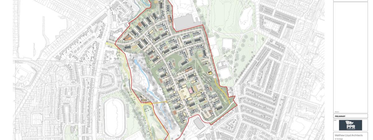 Mackies Belfast masterplan by Matthew LLoyd Architects