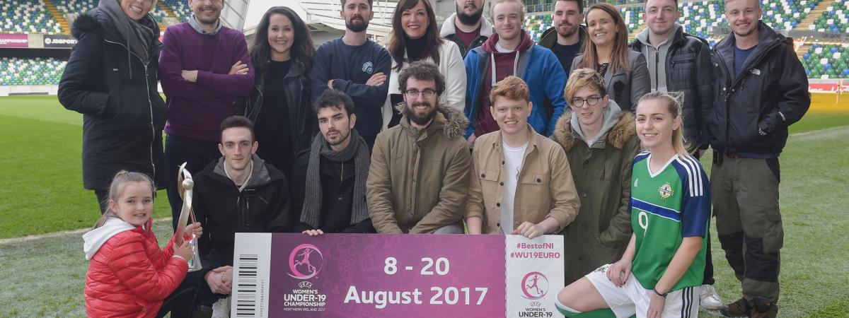 Cinemagic celebrates young production talent as official tournament song for the UEFA Women’s Under-19 Championship hits the high notes! Cinemagic celebrates young production talent as official tournament song for the UEFA Women’s Under-19 Championship hits the high notes!