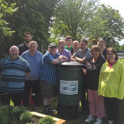 Compass Group with their free Waterbutt 