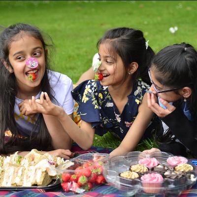 Enjoying The Big Lunch in the park with ImageNation NI 